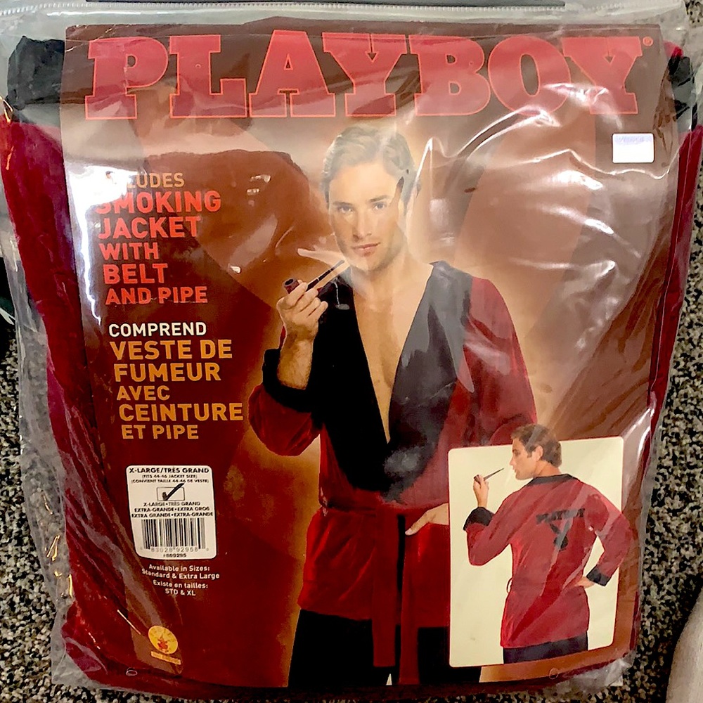 BRAND NEW! Never worn! Hugh Hefner robe.
